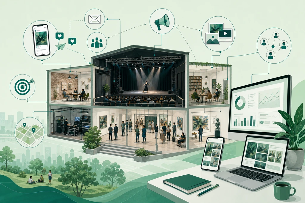 Estrategias de marketing digital para salas independientes y centros culturales